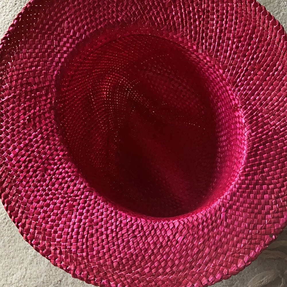 Raffia Hat Large Brim - image 4